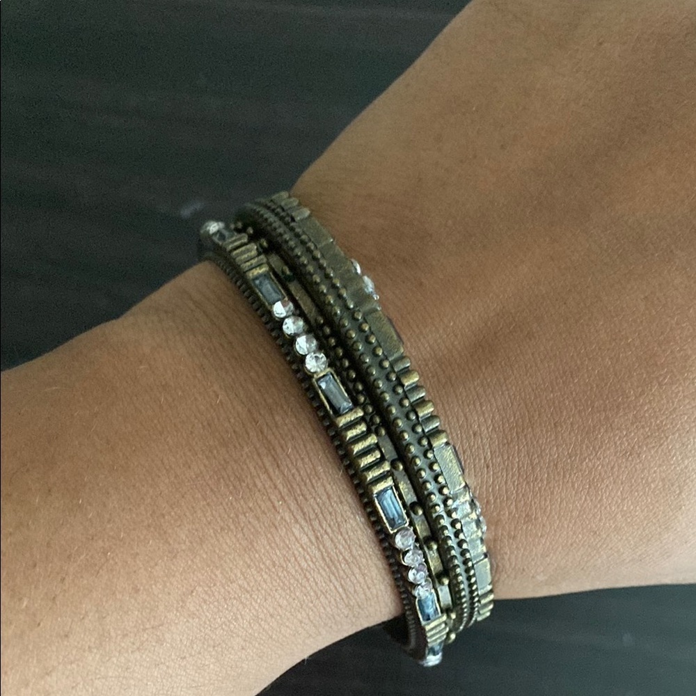 LOFT Women’s Three Bronze Stackable Bracelets